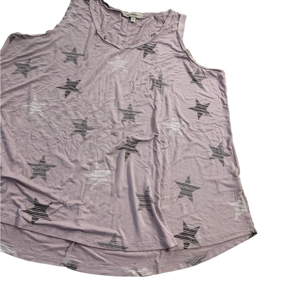 Neumann Marcus | Pastel Purple Sleeveless Top Comfort Soft Star Design - Picture 6 of 8